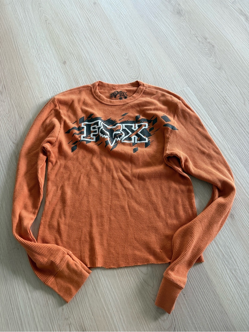 Fox vintage thermal racing tee